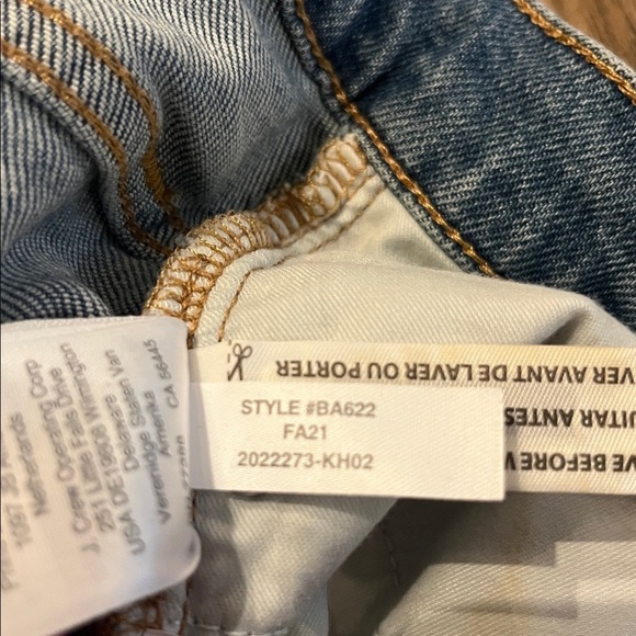 J CREW 9” Billie Demi crop boot crop jeans, size 31 - Picture 4 of 6